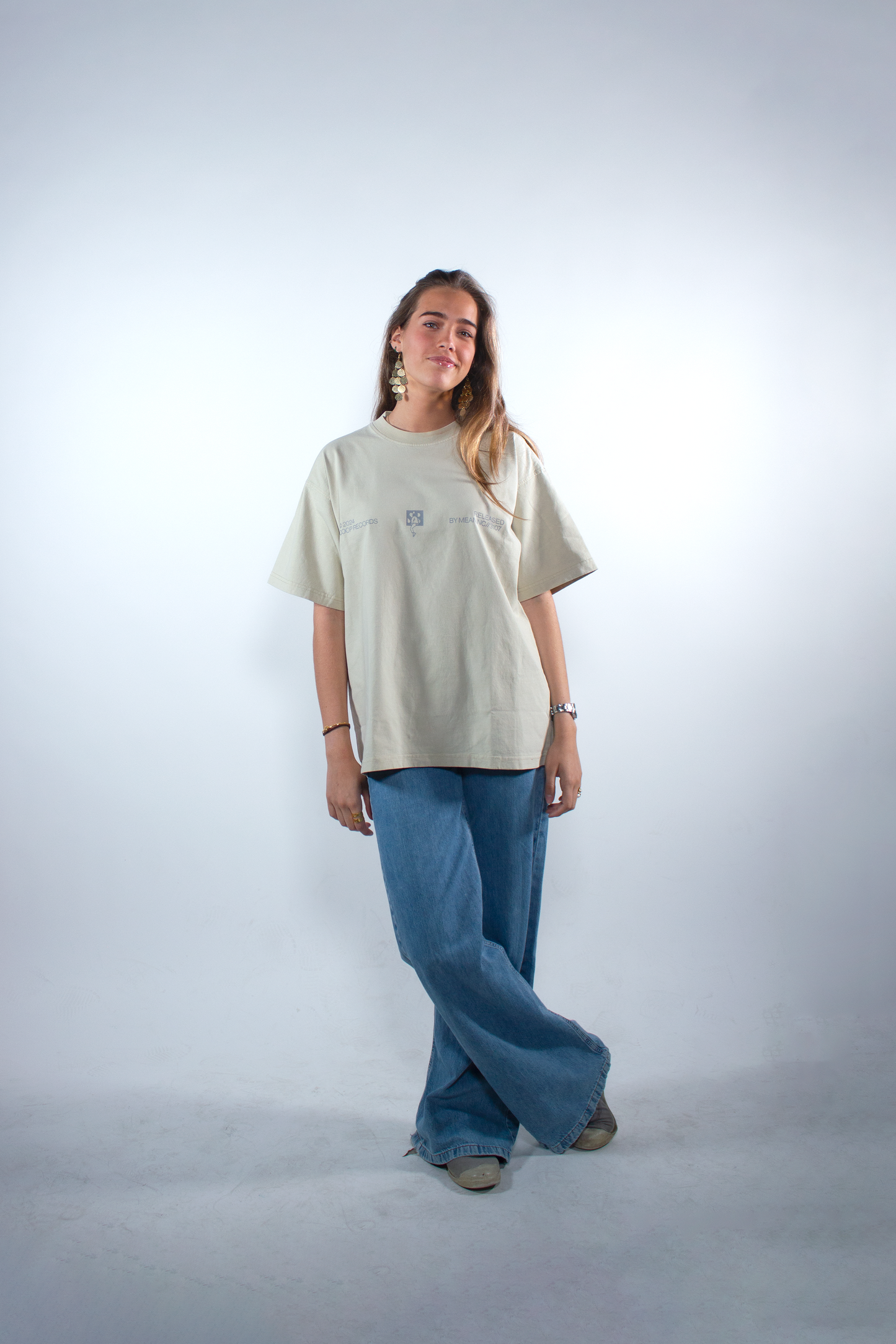 WASHED ALABASTER "EVERYDAY CUSTOMS" TEE