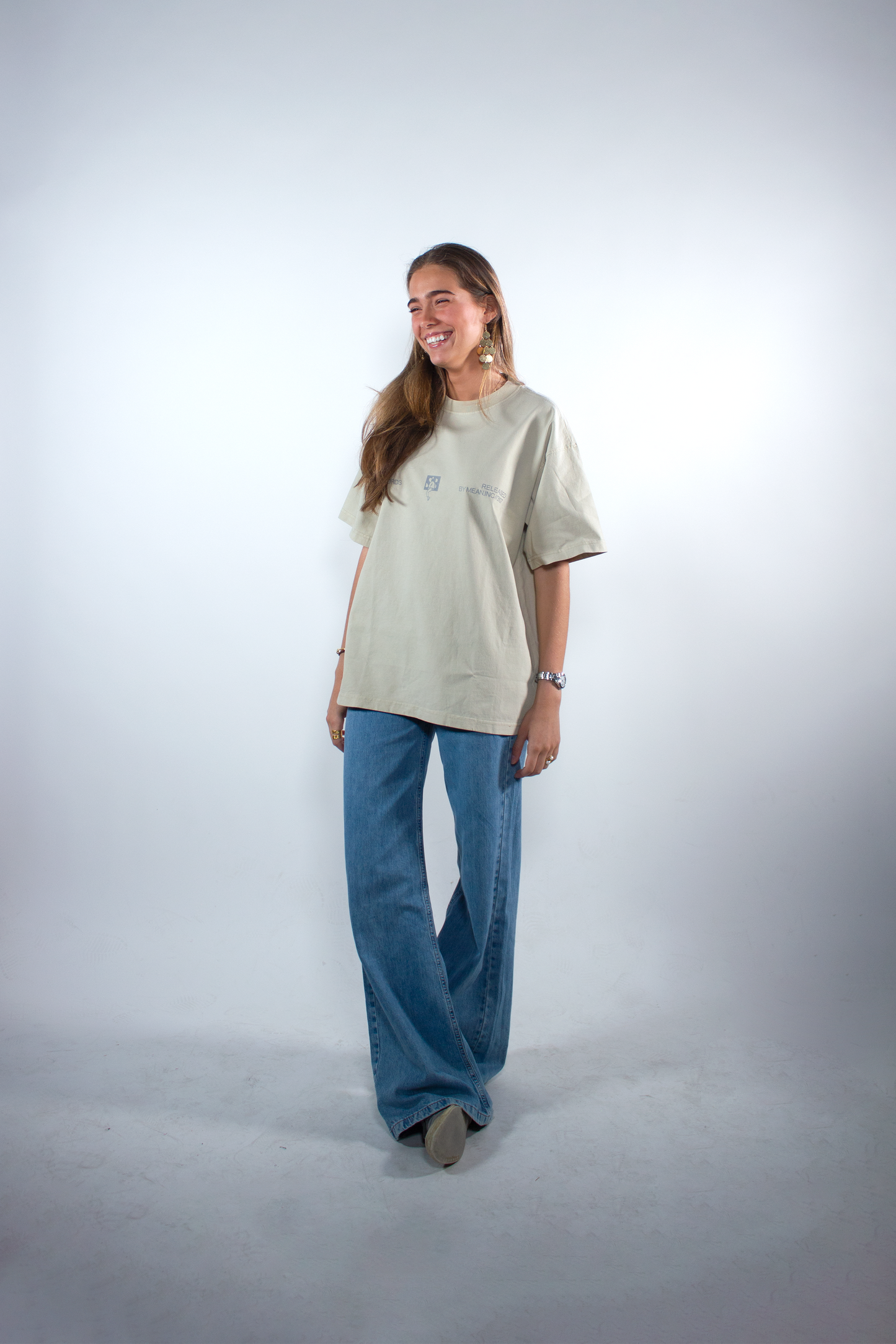 WASHED ALABASTER "EVERYDAY CUSTOMS" TEE