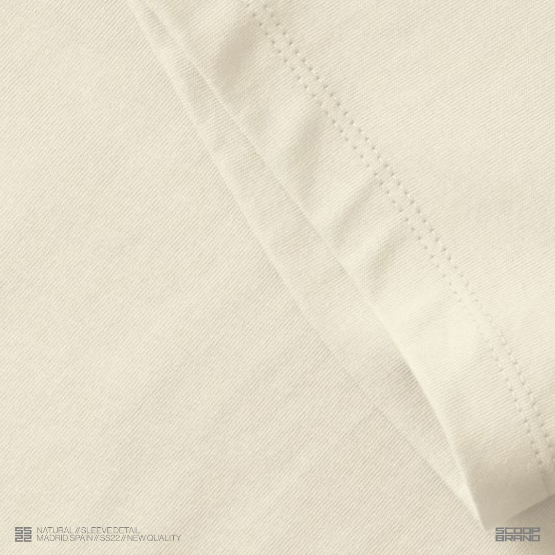 NATURAL "SCOOPERS" TEE