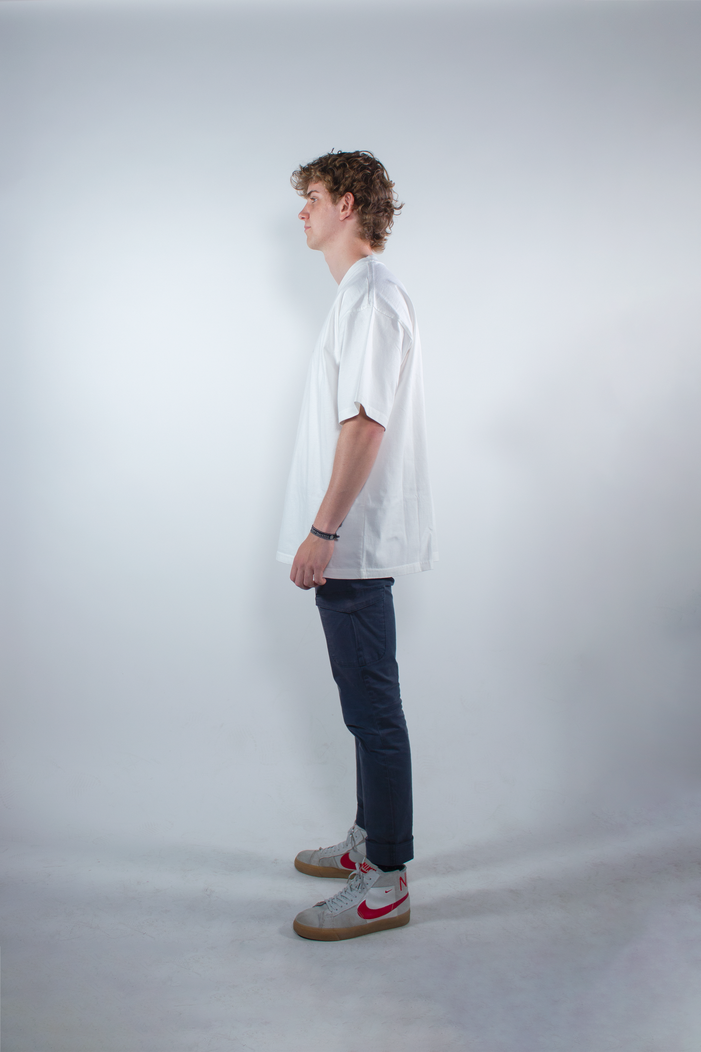 WASHED WHITE “SB” OVERSIZED TEE
