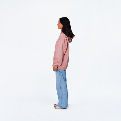 NEW YORK PINK "REMEMBER THE MASTERPIECES" OVERSIZED HOODIE