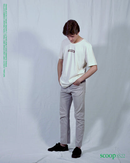 NATURAL "SCOOPERS" TEE