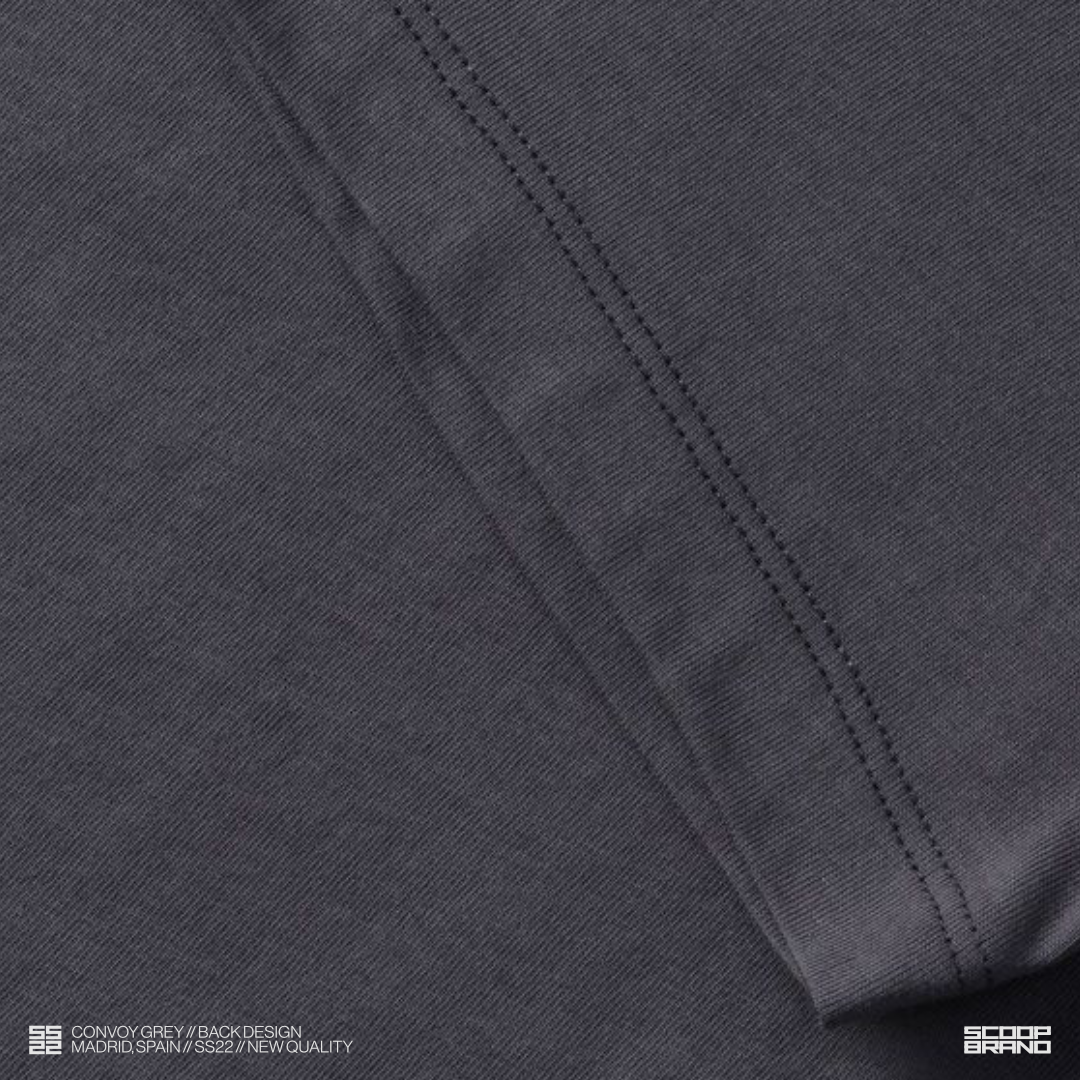 CONVOY GREY "SUFFER FOR JOY" TEE