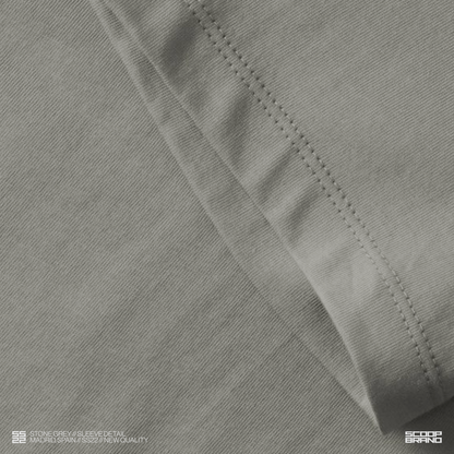STONE GREY "STAFF" TEE