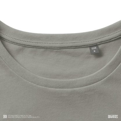 STONE GREY "STAFF" TEE