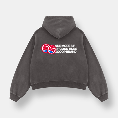 DRINKS RUST GREY HOODIE