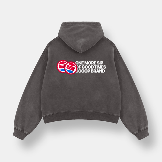 DRINKS RUST GREY HOODIE