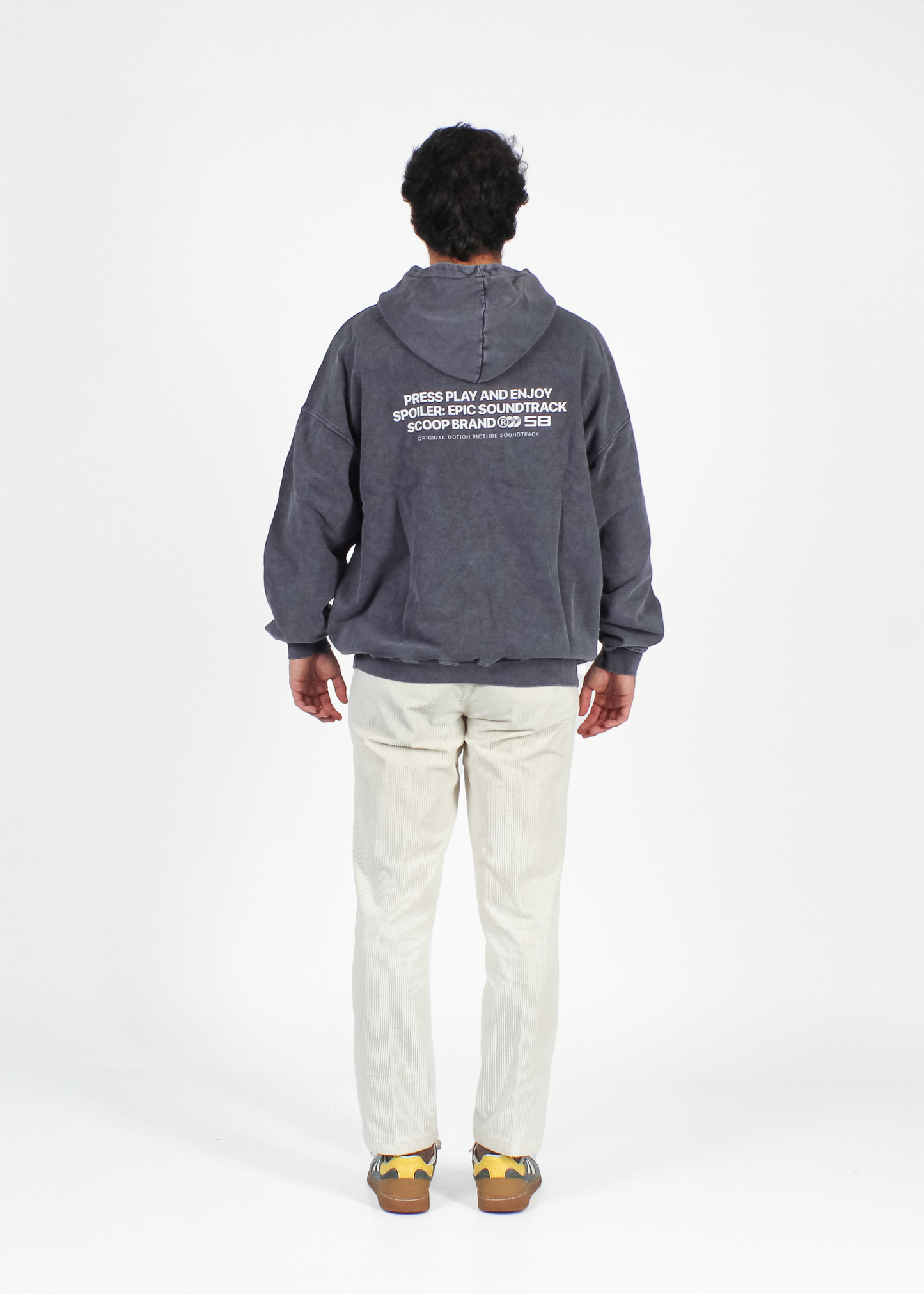WASHED DARK INDEPENDENCE "SCOOP RECORDS" HOODIE