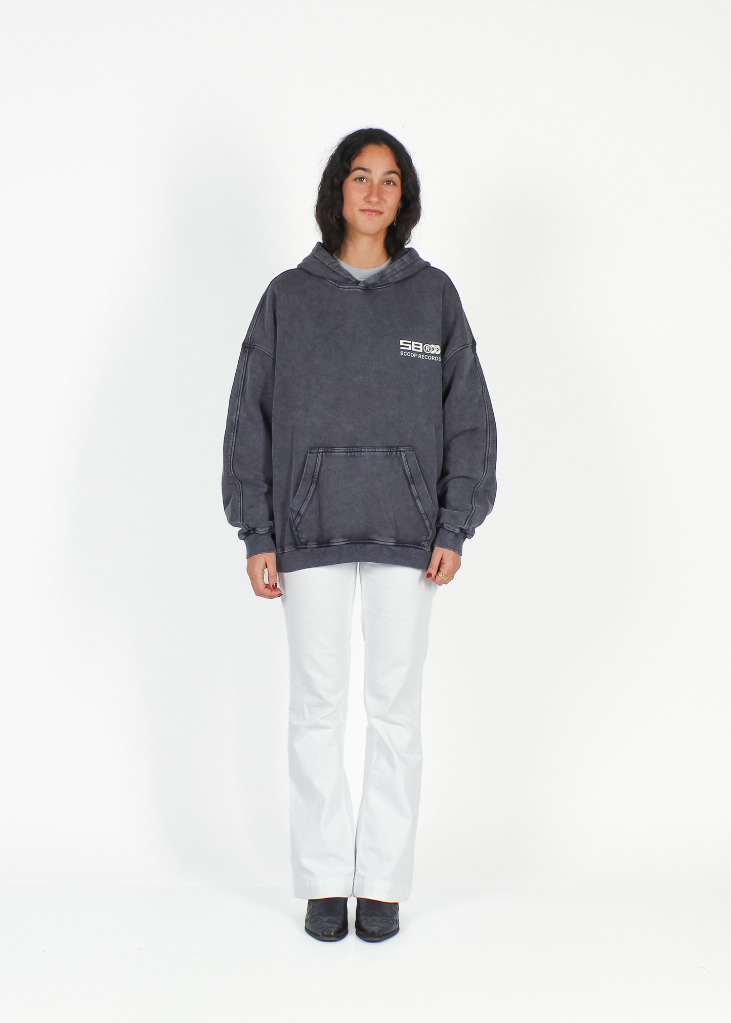 WASHED DARK INDEPENDENCE "SCOOP RECORDS" HOODIE